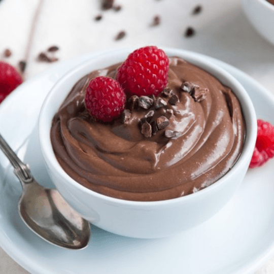 two ingredient vegan chocolate pudding