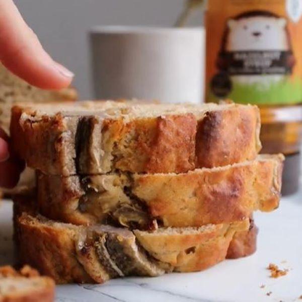 hazelnut banana bread