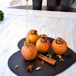 baked apples with nuts & seeds
