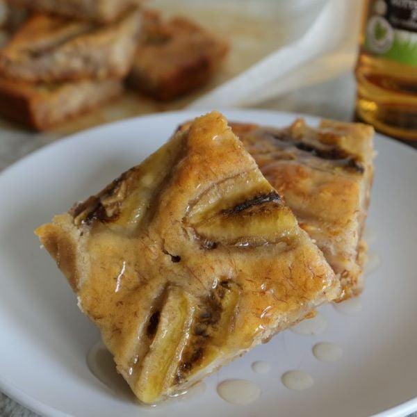 butterscotch banana bread squares