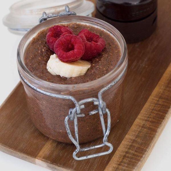 overnight chia seed pudding