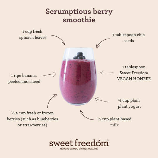scrumptious berry smoothie – Sweet Freedom
