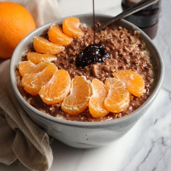 chocolate orange porridge