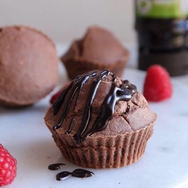 choc salted caramel muffins