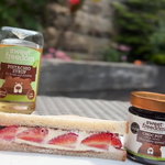 when food trends collide: strawberries, pistachio, cream & choc