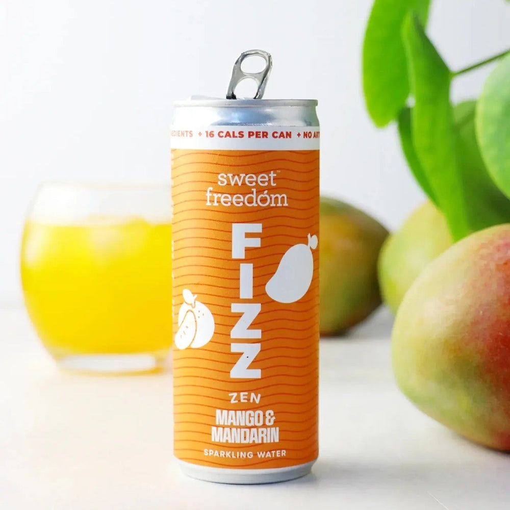 sparkling water cans