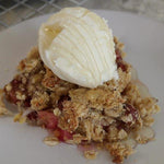 rhubarb crumble