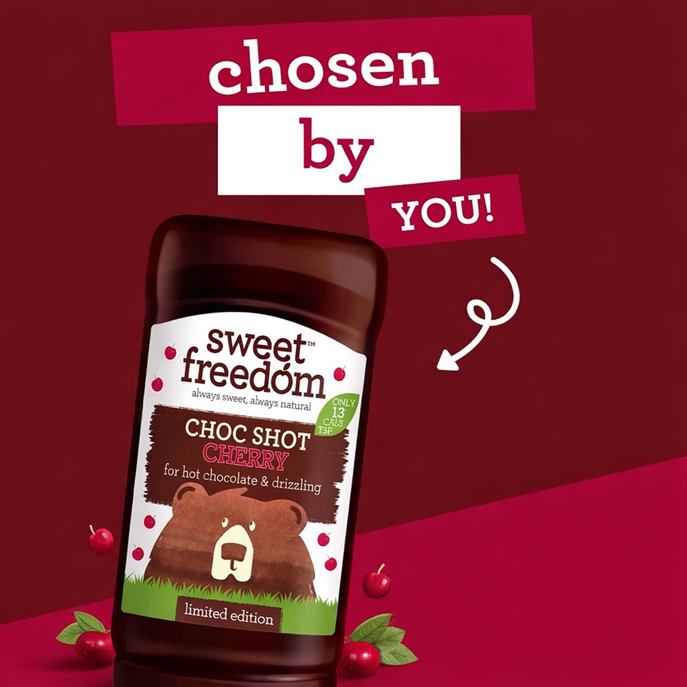 new: Choc Shot Cherry – the Sweet Freedom flavour you asked for