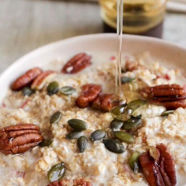 apple and vanilla porridge