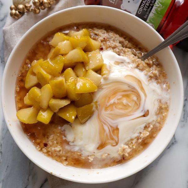 apple cinnamon porridge