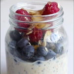 berry almond overnight oats