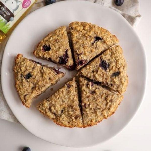 blueberry oat cake