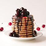 chocolate cherry pancakes