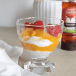 coconut mango chia parfait