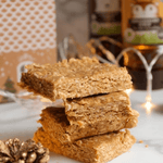 vegan gingerbread flapjacks