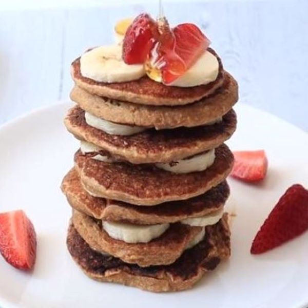 healthy pancake stack