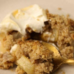 pear and almond crumble