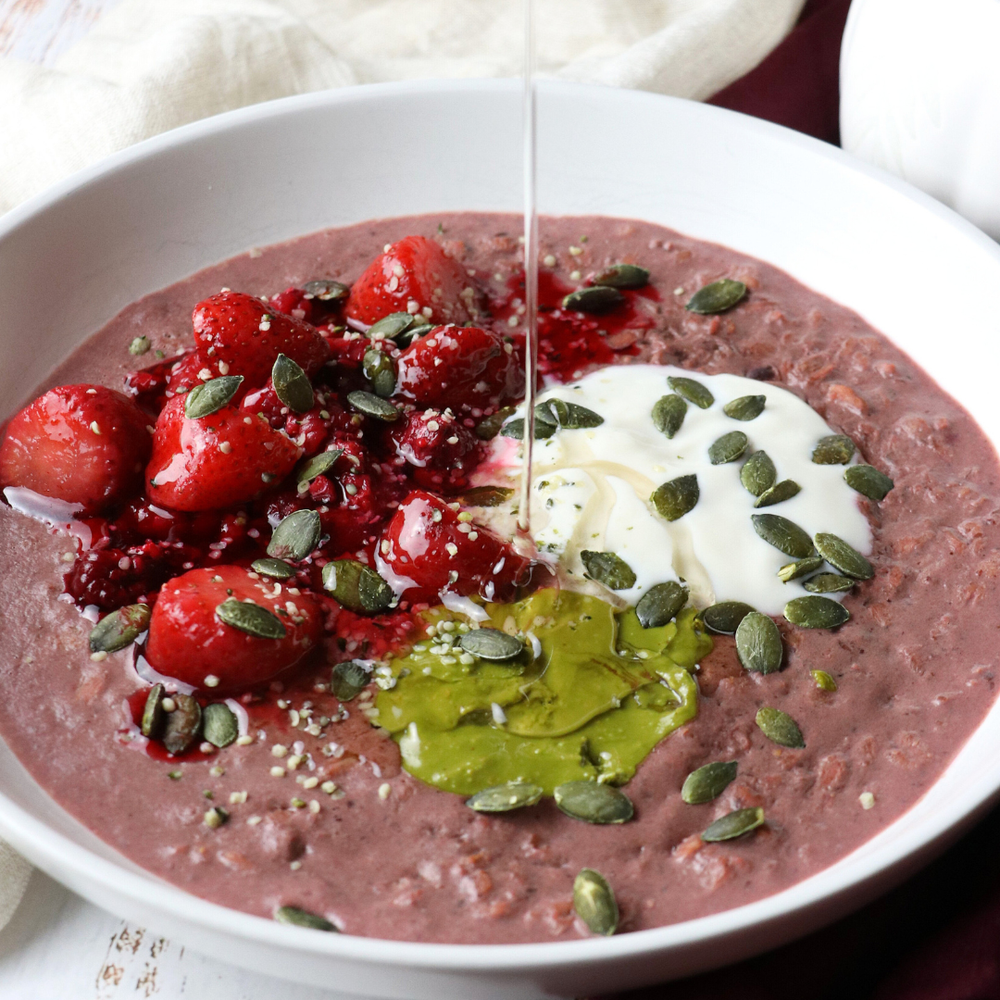 pretty in pink porridge