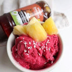 pineapple raspberry sorbet