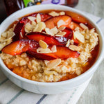 plum and almond porridge