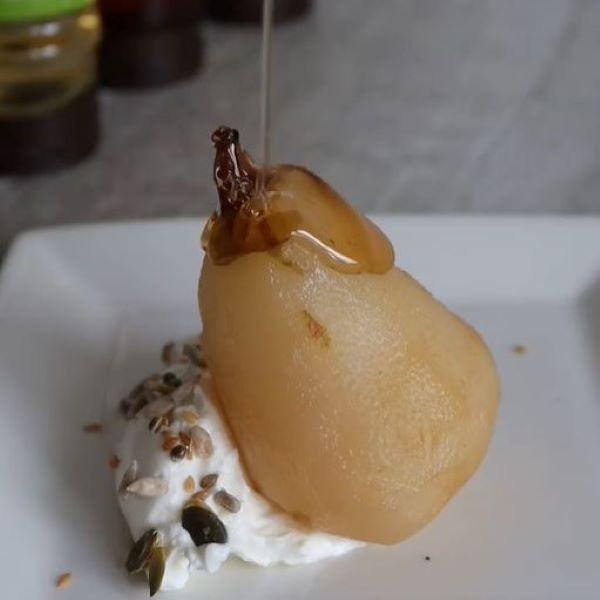 poached pears