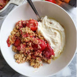 strawberry crumble