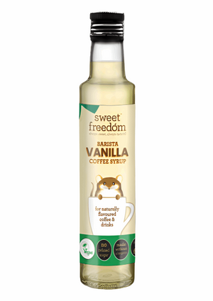 Barista Vanilla Syrup 250ml in Glass Bottle