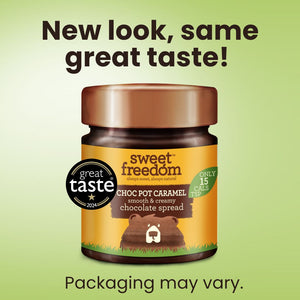 NEW CHOC POT Caramel Chocolate Spread, 6 x 250g (case)