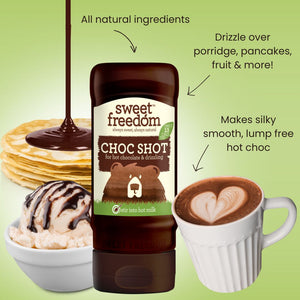 CHOC SHOT for hot choc & drizzling, 6 x 320g (case)