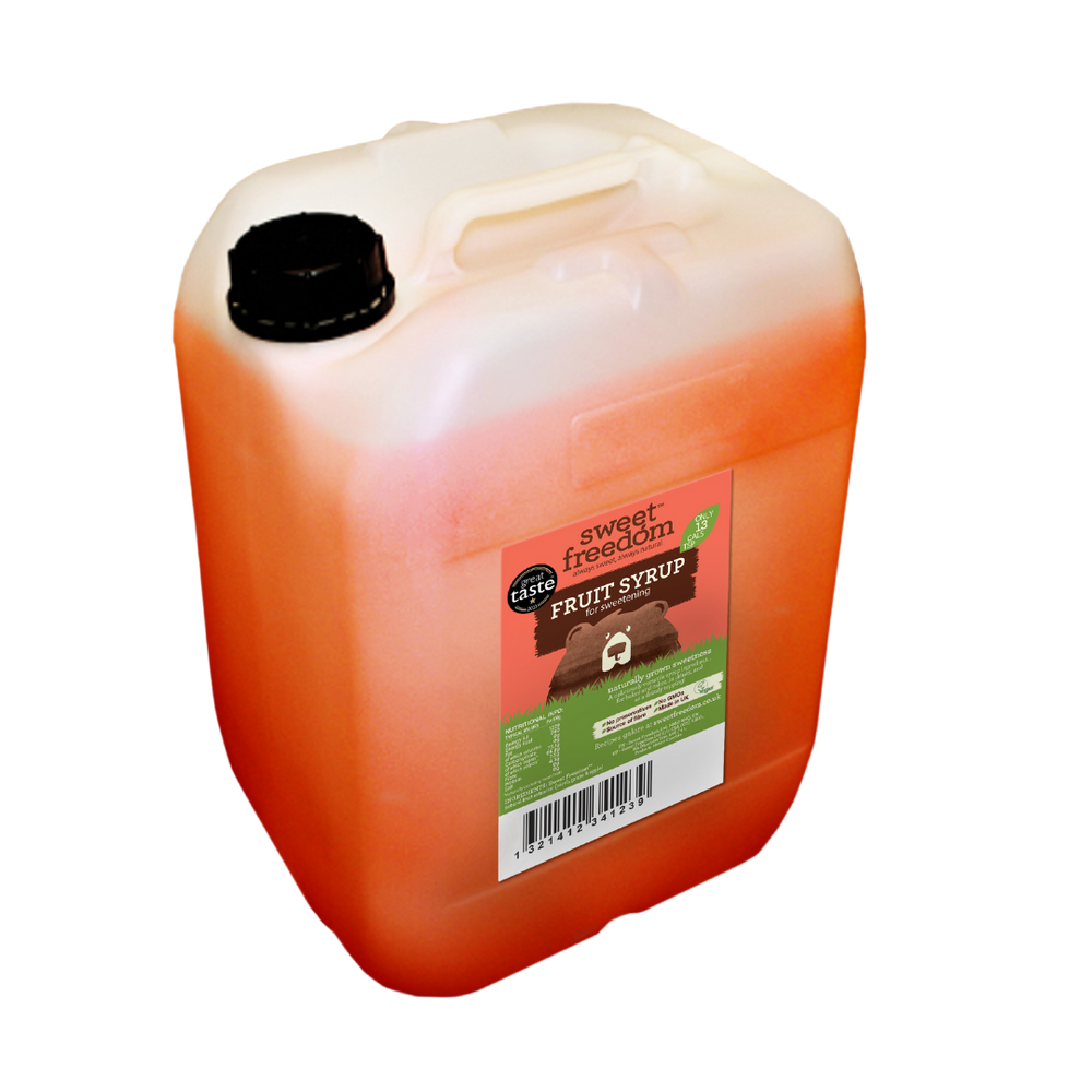 FRUIT SYRUP for sweetening & drizzling, 1 x 28kg/20ltr container