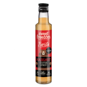 Barista Hazelnut Syrup 250ml in Glass Bottle