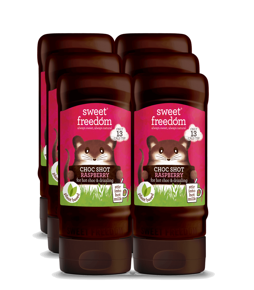 CHOC SHOT Raspberry for hot choc & drizzling, 6 x 320g (case)