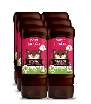 CHOC SHOT Raspberry for hot choc & drizzling, 6 x 320g (case)