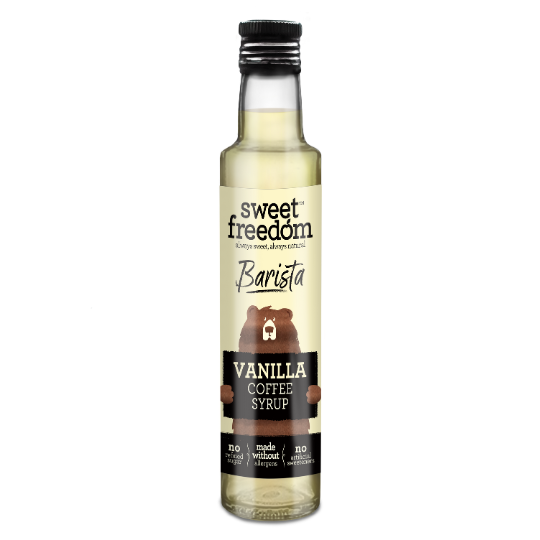 Barista Vanilla Syrup 250ml in Glass Bottle