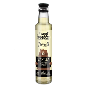 Barista Vanilla Syrup 250ml in Glass Bottle