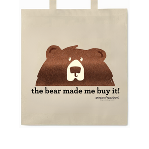 LIMITED EDITION Drizzly Bear tote bag