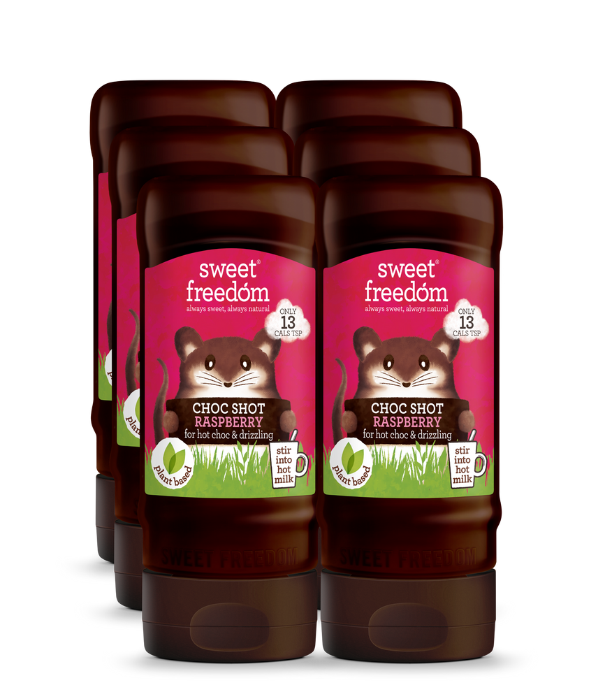 
            
                Load image into Gallery viewer, CHOC SHOT Raspberry for hot choc &amp;amp; drizzling, 6 x 320g
            
        