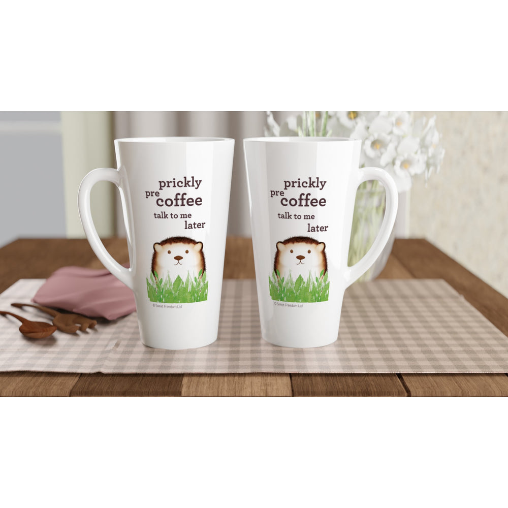 
            
                Load image into Gallery viewer, LIMITED EDITION Horatio The Hedgehog White Latte 17oz Ceramic Mug
            
        