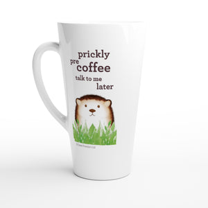 
            
                Load image into Gallery viewer, LIMITED EDITION Horatio The Hedgehog White Latte 17oz Ceramic Mug
            
        